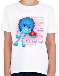 printfashion Csajozós póló - Gyerek póló - Fehér (11817067)