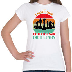 printfashion I never lose - Női póló - Fehér (7453923)