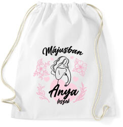 printfashion Anya leszek - Hónappal (fekete) - Sportzsák, Tornazsák - Fehér (7056699)