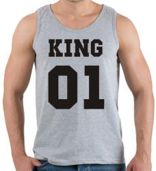 printfashion King - Férfi atléta - Sport szürke (491697)