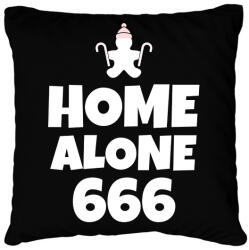 printfashion HOME ALONE 666 - Párnahuzat, Díszpárnahuzat - Fekete (10487254)