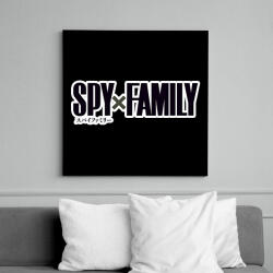 printfashion Spy x Family logó - Vászonkép - Fekete (14859635)