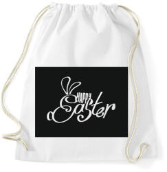printfashion Happy Easter - Vonallal nyúl - Sportzsák, Tornazsák - Fehér (6331354)