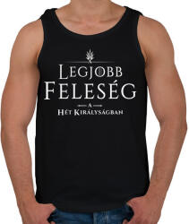 printfashion got-legjobb-feleseg-white - Férfi atléta - Fekete (1030970)