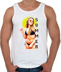 printfashion summer-girl - Férfi atléta - Fehér (1597846)