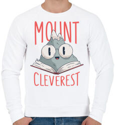 printfashion Mount Cleverest - Férfi pulóver - Fehér (4171031)
