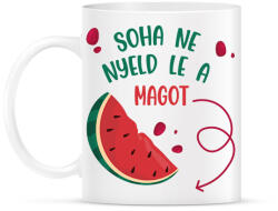 printfashion Soha ne nyeld le a dinnye magot - Kismama - Bögre - Fehér (7055975)