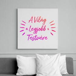 printfashion Testvér - Vászonkép - Fehér (11405678)