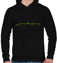 printfashion BMW Z4 Zöld - Férfi kapucnis pulóver - Fekete (16071499)
