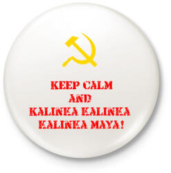 printfashion Kalinka - Kitűző, hűtőmágnes - Fehér (3079257)