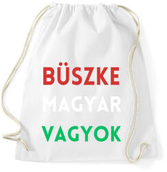 printfashion Büszke Magyar Vagyok - Sportzsák, Tornazsák - Fehér (15741516)