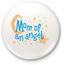 printfashion Egy angyal anyukája - Kitűző, hűtőmágnes - Fehér (11803204)