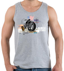 printfashion Brix Comptech - Férfi atléta - Sport szürke (4637440)