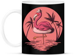 printfashion flamingo - Bögre - Fekete (13660116)