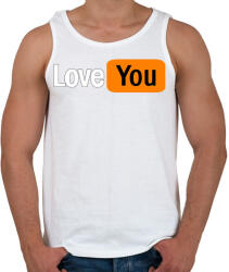 printfashion love you - Férfi atléta - Fehér (2793571)