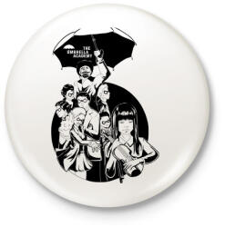 printfashion Umbrella Academy - Kitűző, hűtőmágnes - Fehér (4283130)
