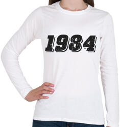 printfashion 1984 - Női hosszú ujjú póló - Fehér (6180635)