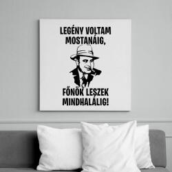 printfashion Al Capone legénybúcsú - Vászonkép - Fehér (6632907)
