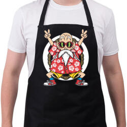 printfashion Zseniális teknős - Kötény - Fekete (4927479)