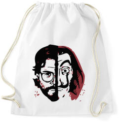 printfashion Money Heist - A Nagy Pénzrablás - La Casa de Papel - Sportzsák, Tornazsák - Fehér (5769752)