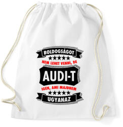 printfashion Boldogság = Audi - Sportzsák, Tornazsák - Fehér (2659711)