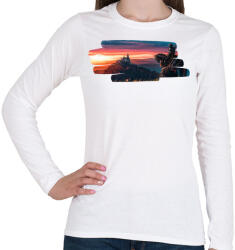 printfashion Witcher - Női hosszú ujjú póló - Fehér (4848539)