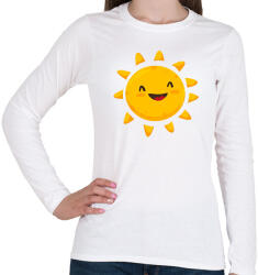 printfashion sunn - Női hosszú ujjú póló - Fehér (15694845)