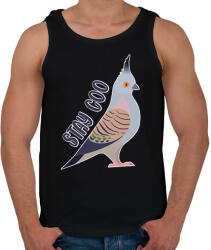 printfashion Stay coo - Férfi atléta - Fekete (11674393)