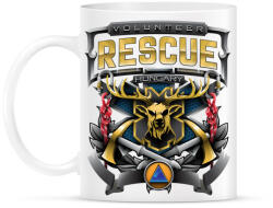 printfashion Volunteer Rescue - Bögre - Fehér (790124)