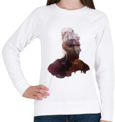 printfashion Inner wilderness - Női pulóver - Fehér (224217)
