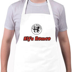 printfashion Alf'a Romeo - Kötény - Fehér (4908456)