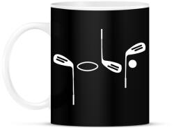 printfashion Golf - Bögre - Fekete (15842397)
