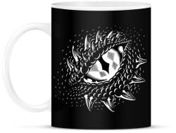 printfashion Sárkány szem - Bögre - Fekete (5077148)