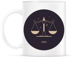 printfashion Libra - Mérleg - Bögre - Fehér (6267686)