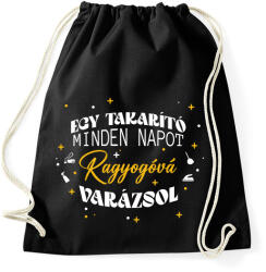 printfashion Ragyogóvá varázsol - Sportzsák, Tornazsák - Fekete (9283854)