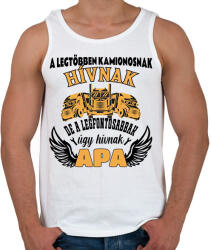 printfashion Kamionos apa - Férfi atléta - Fehér (16427611)