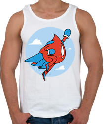 printfashion Szuper véradó - Férfi atléta - Fehér (15588491)