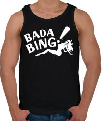 printfashion Bada Bing - Férfi atléta - Fekete (2767188)