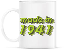 printfashion made-in-1941-green-grey - Bögre - Fehér (790326)