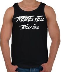 printfashion REBEL YELL 2 - Férfi atléta - Fekete (11350381)