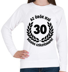 printfashion Örök ifjú - Női pulóver - Fehér (2796621)
