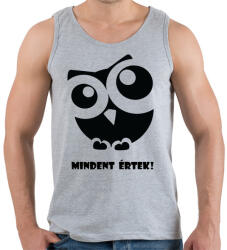 printfashion Mindent értek - Férfi atléta - Sport szürke (13887696)