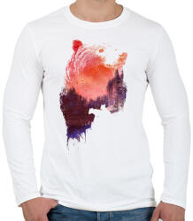 printfashion Love forever - Férfi hosszú ujjú póló - Fehér (227265)