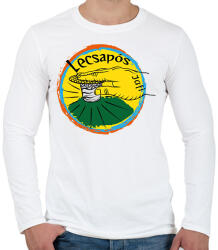 printfashion lecsapós 1 - Férfi hosszú ujjú póló - Fehér (13331181)