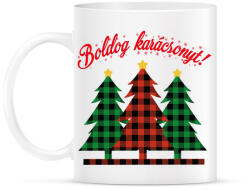 printfashion Karácsonyi csúnya minta - Bögre - Fehér (5623367)