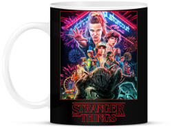 printfashion Stranger Things - Bögre - Fekete (4612637)