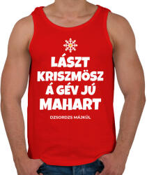 printfashion Last Christmas - Férfi atléta - Piros (10756172)