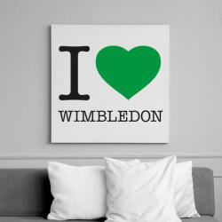 printfashion I love Wimbledon - Vászonkép - Fehér (6630664)