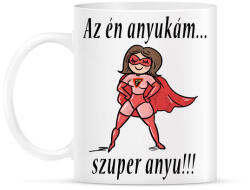printfashion Szuper anyu - Bögre - Fehér (4002139)