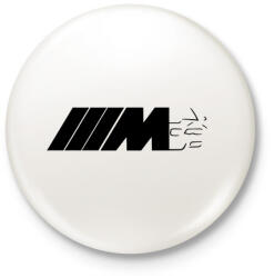 printfashion BMW ///M - Kitűző, hűtőmágnes - Fehér (3082583)